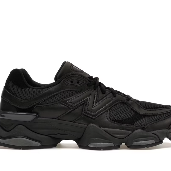 New Balance 9060 Triple Black Leather