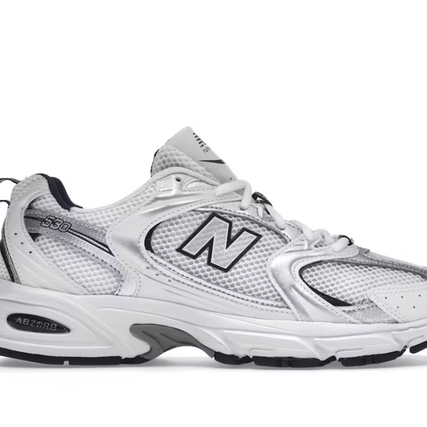 New Balance 530 White Silver Navy