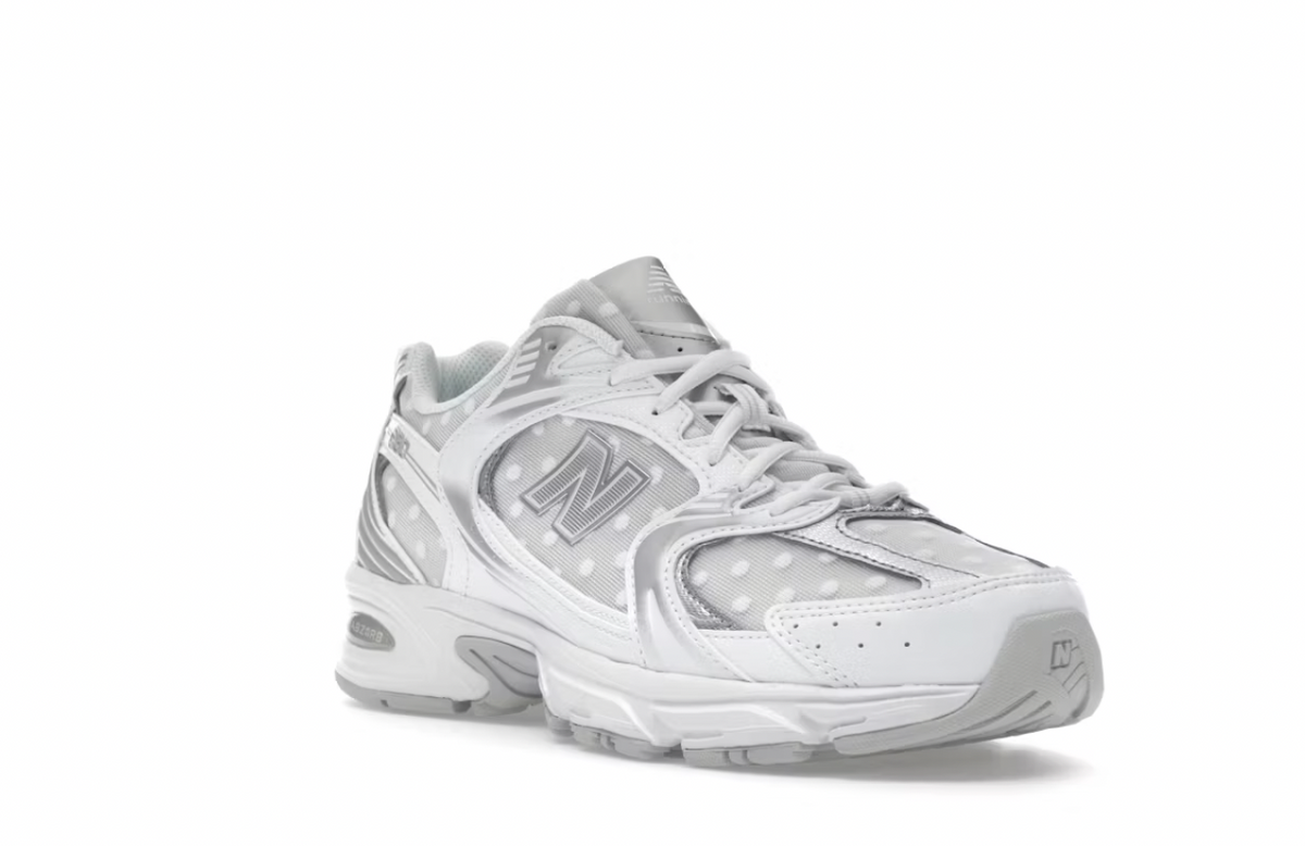 New Balance 530 Silver Metallic Polka Dots