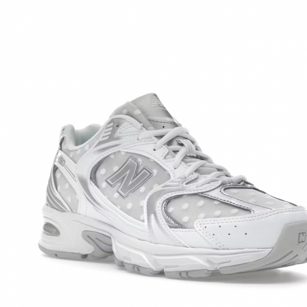 New Balance 530 Silver Metallic Polka Dots