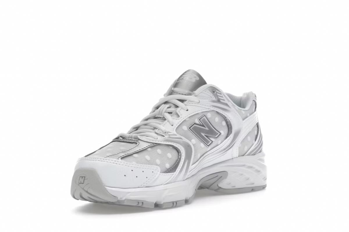 New Balance 530 Silver Metallic Polka Dots