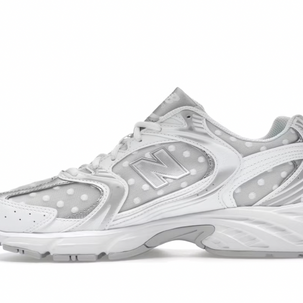 New Balance 530 Silver Metallic Polka Dots
