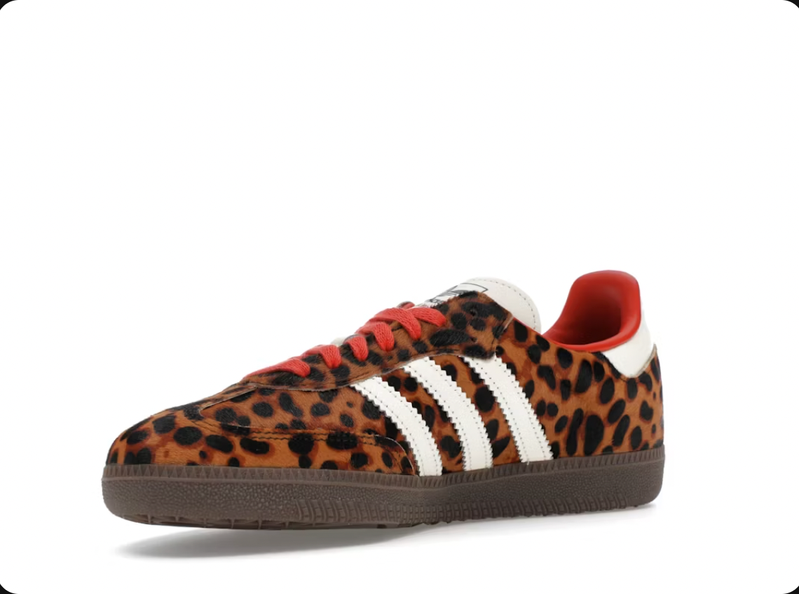 Adidas Samba OG Preloved Red Leopard (Women's)