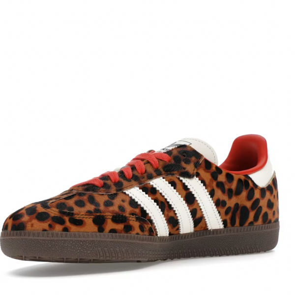 Adidas Samba OG Preloved Red Leopard (Women's)