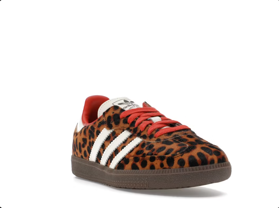 Adidas Samba OG Preloved Red Leopard (Women's)