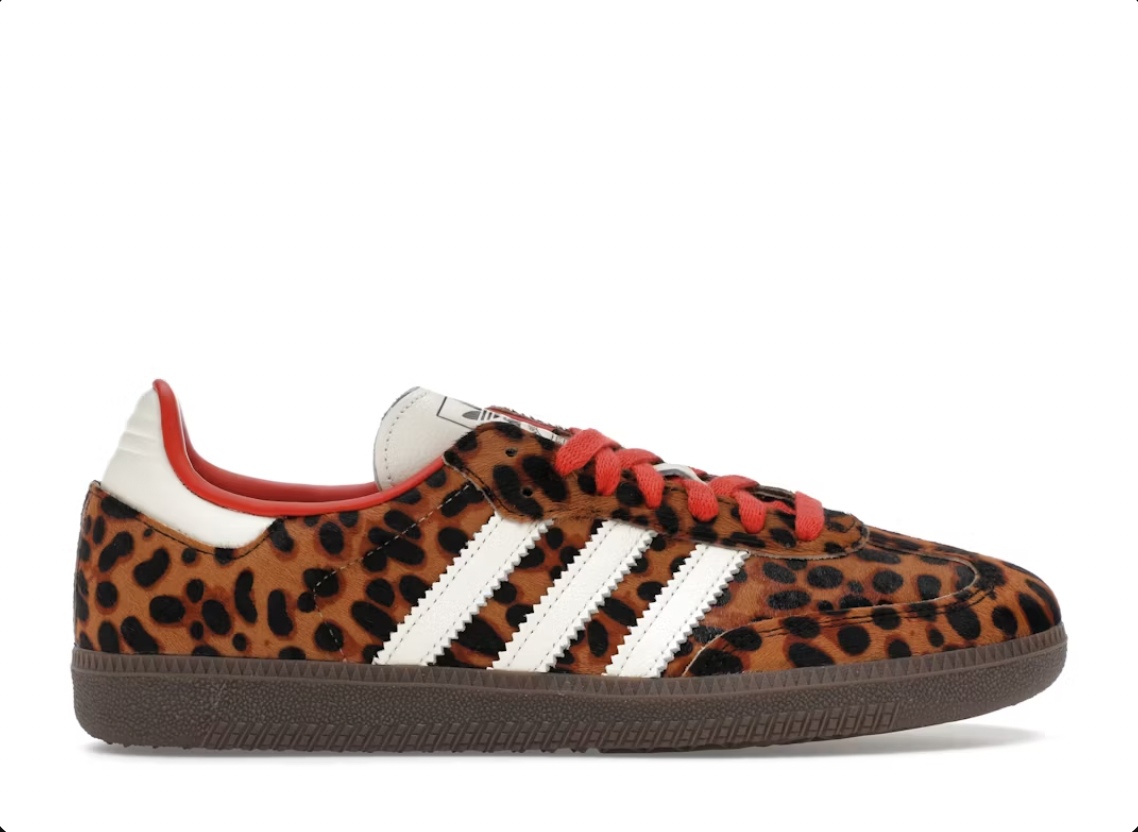Adidas Samba OG Preloved Red Leopard (Women's)