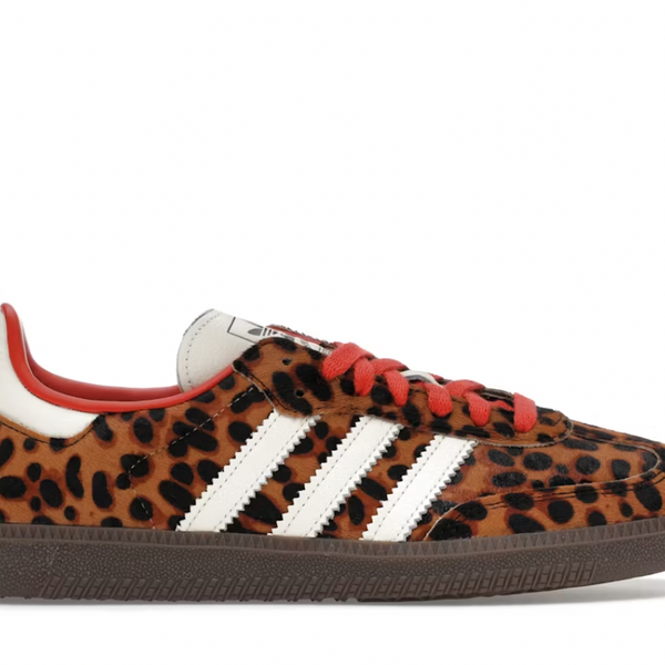 Adidas Samba OG Preloved Red Leopard (Women's)