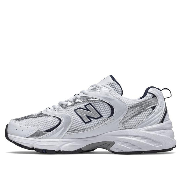New Balance 530 White Silver Navy