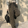 High Waisted Leopard Jeans