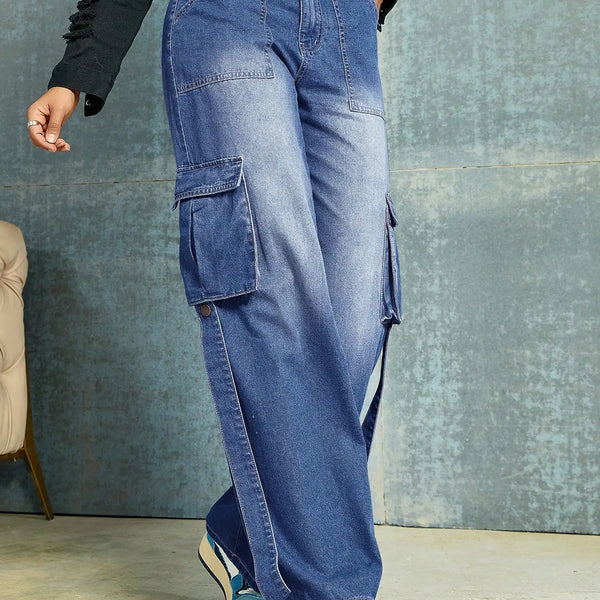 Wide Denim Jeans