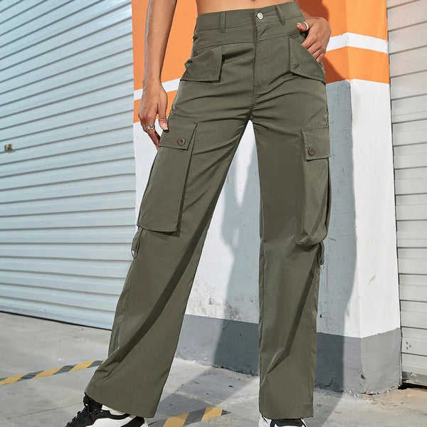 Straight Leg Cargo Pants