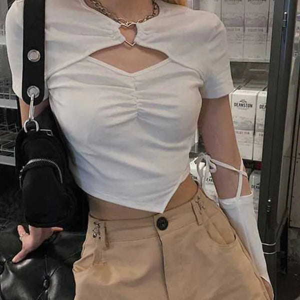 Cropped Short Sleeve