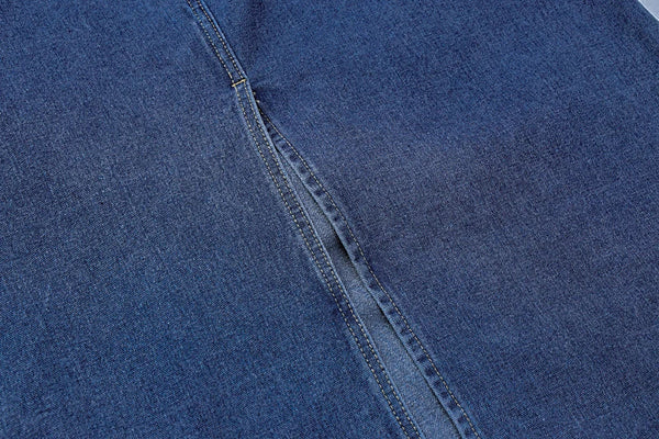 High Waist Jean Skirt