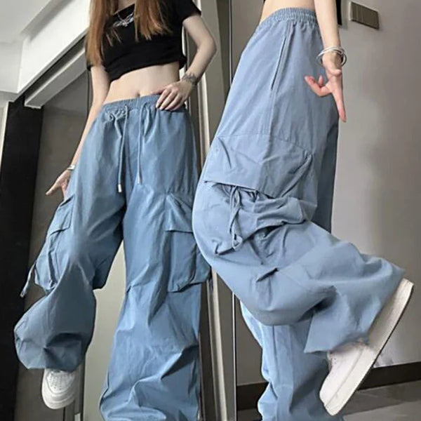 Casual High Waist Trousers