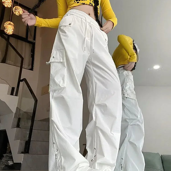 White Cargo Parachute