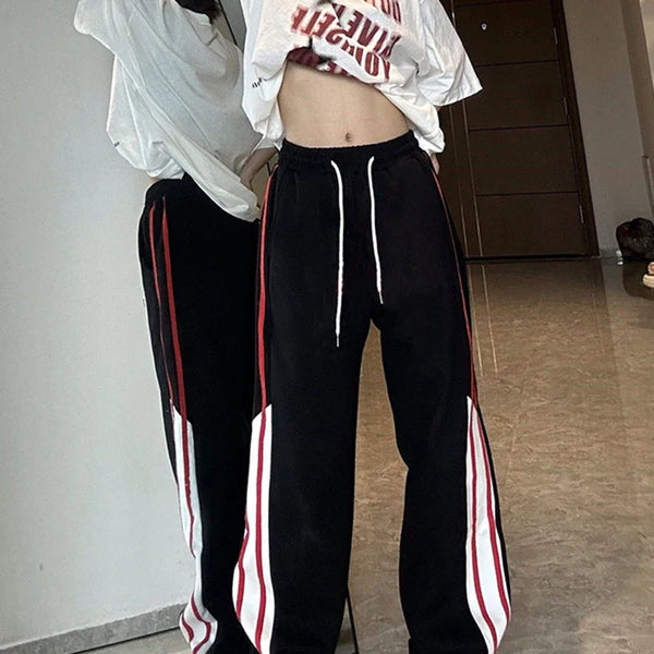 Vintage Striped Sweatpants