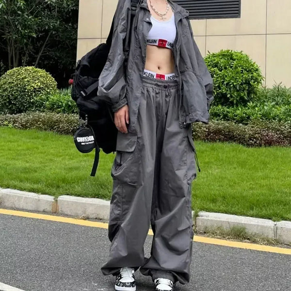 Oversize Cargo Sweatpants