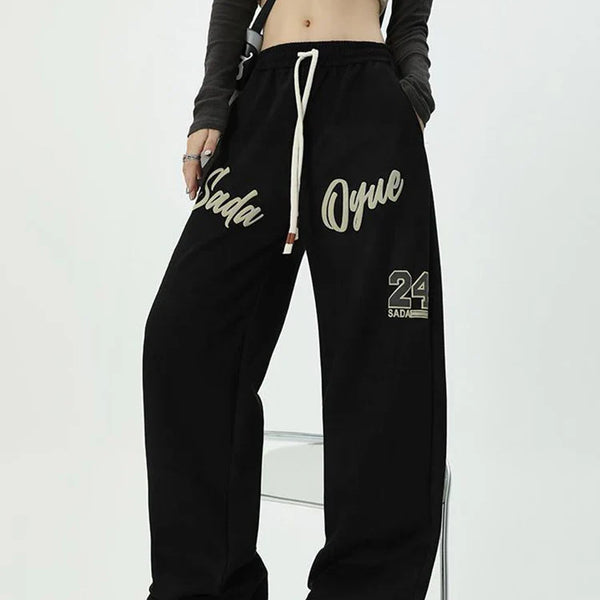 Black Wide Leg Sweatpants