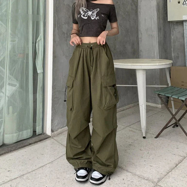 Korean Vintage Cargo Pants