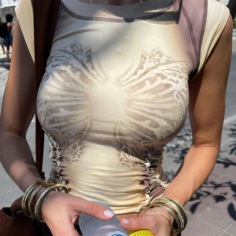 Butterfly Crop Top