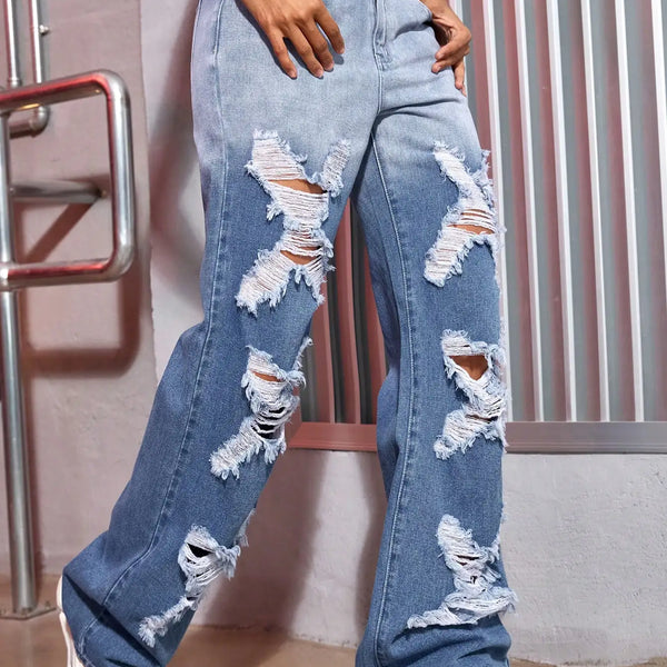 Ripped Jeans Denim