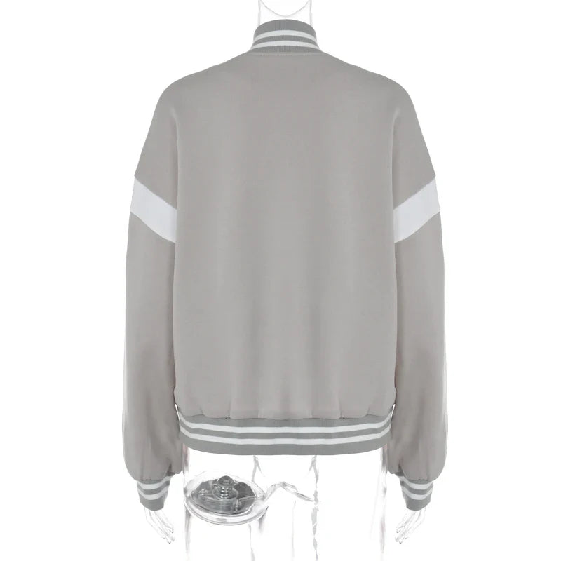 Drawstring Loose Jacket Coat