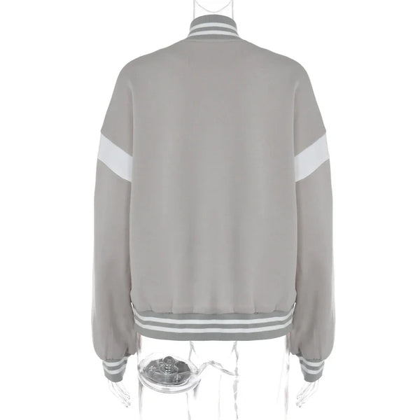 Drawstring Loose Jacket Coat