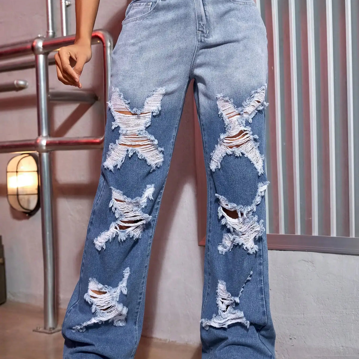 Ripped Jeans Denim