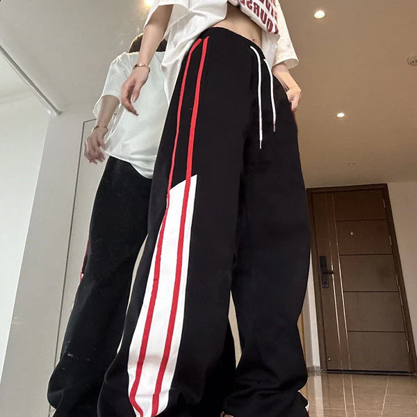 Vintage Striped Sweatpants