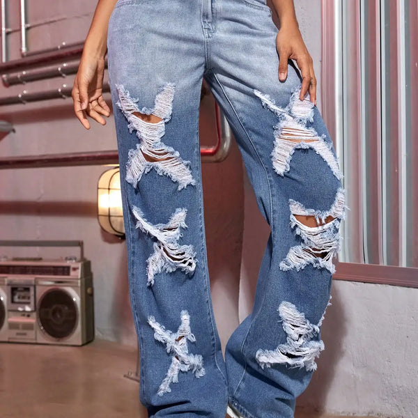 Ripped Jeans Denim
