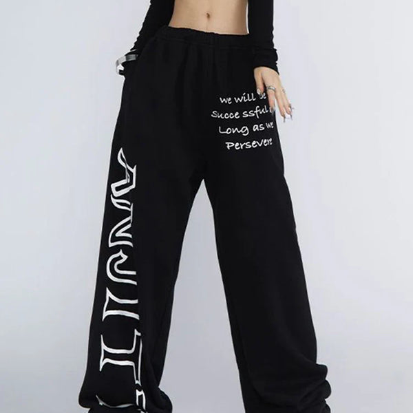Sweatpants American Letter Print