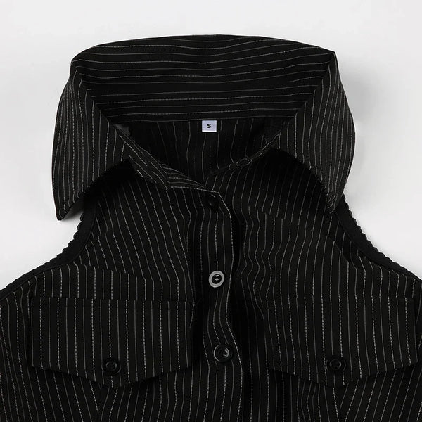 Striped Retro Vest