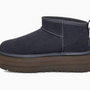 UGG Classic Ultra Mini Platform Boot Eve Blue(women's)