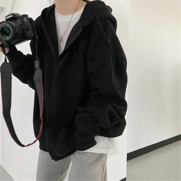 Black Retro Oversized Jacket