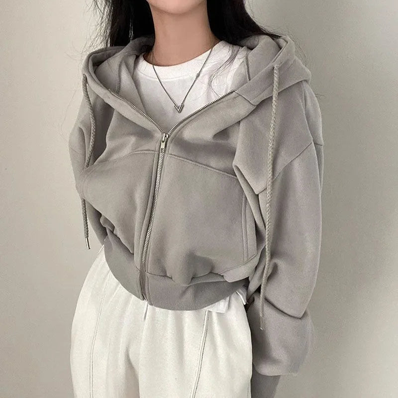 Casual Crop Jackets