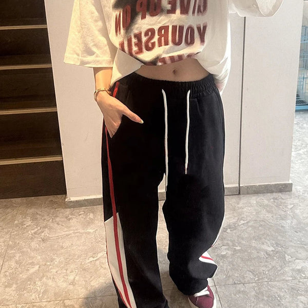 Vintage Striped Sweatpants